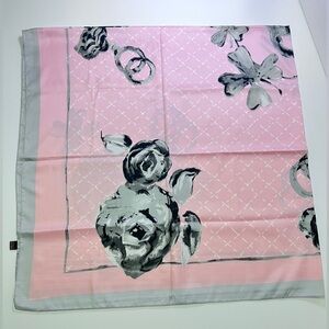 Square Roses and Rings Silk  Scarfs 51x51